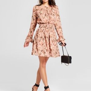 Long sleeve floral dress